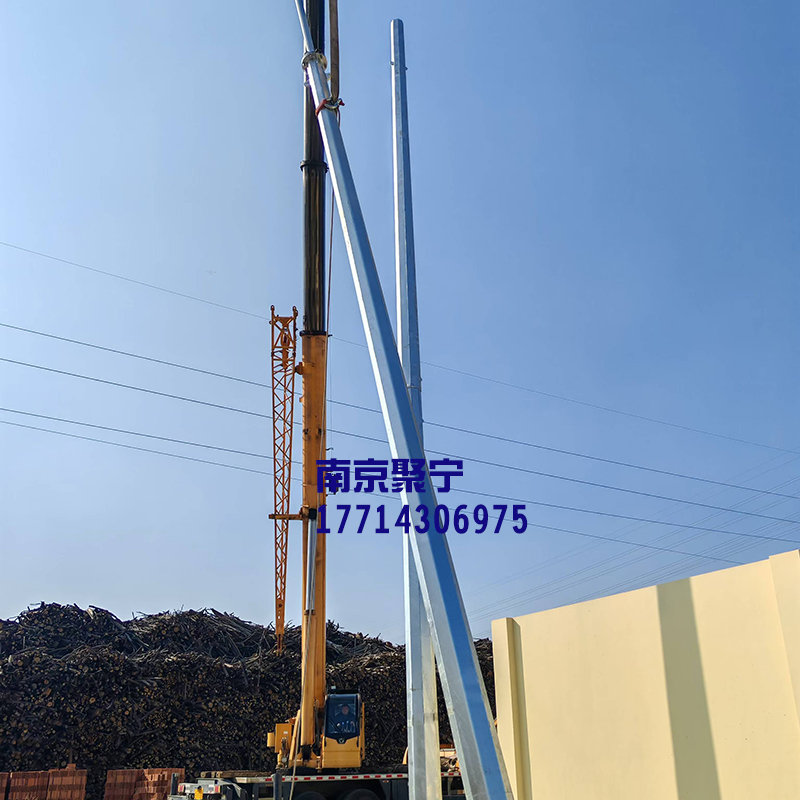 鎮(zhèn)江電力儲能設備區(qū)避雷塔安裝